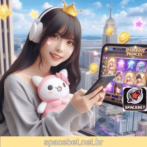 Imagem promovendo a página oficial da Spacebet no Facebook